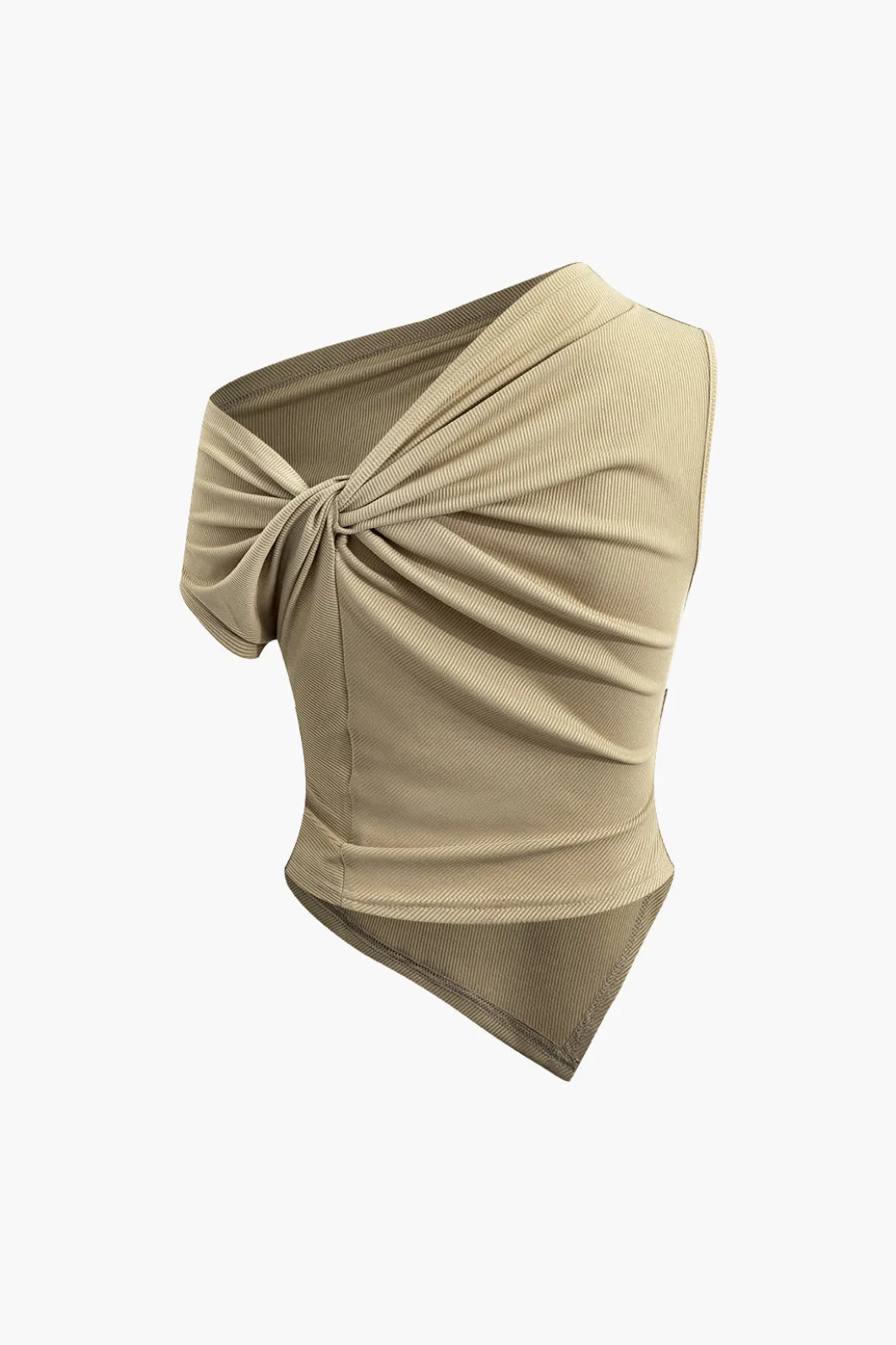 Asymmetrical Twist Top And High Waist Maxi Skirt Set>MICAS Sale