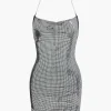 Backless Chain Mini Dress>MICAS Hot
