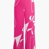 Bamboo Leaf Print Knot Cami Top And Pants Set>MICAS Hot