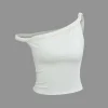 Basic Asymmetrical Twist Sleeveless Top>MICAS Hot