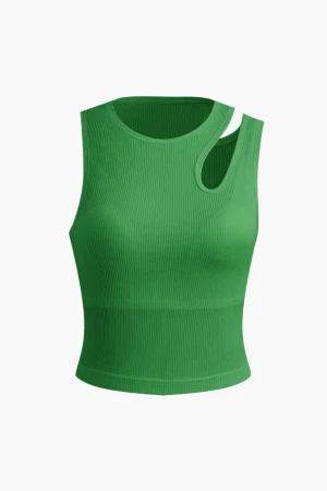 Basic Cut Out Tank Top>MICAS Online