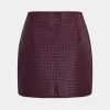 Basic Faux Leather Mini Skirt>MICAS Outlet