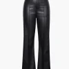 Basic Faux Leather Trousers>MICAS Outlet