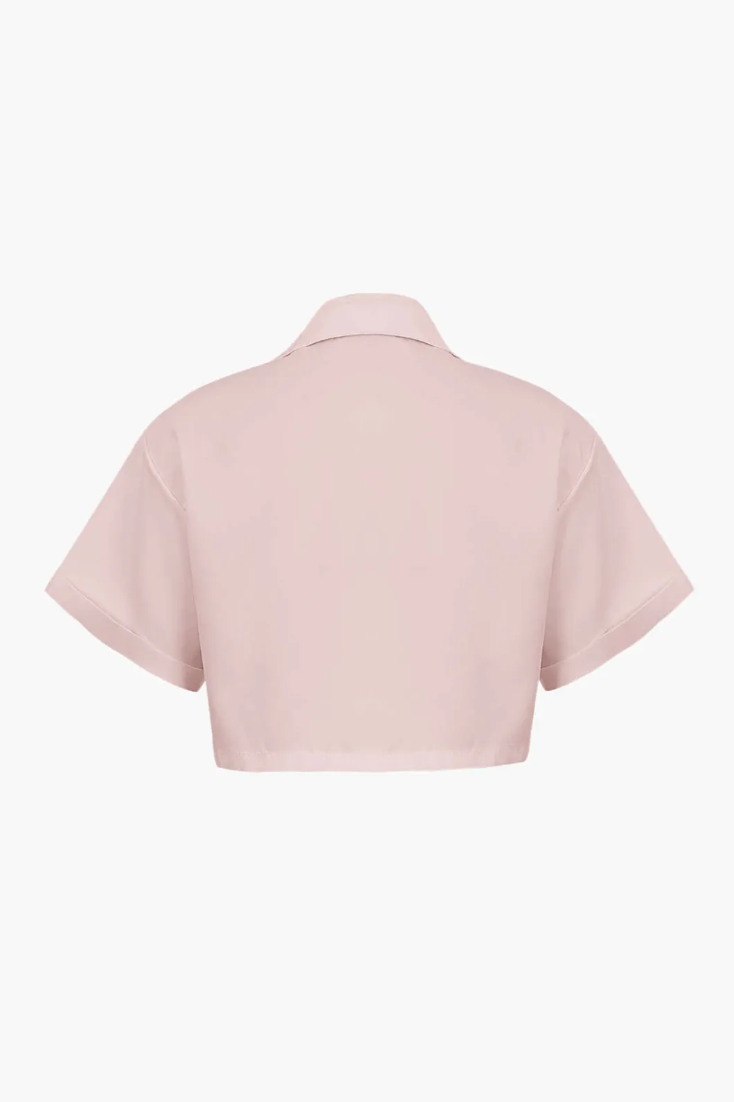 Basic Flap Pocket Twist Hem Shirt>MICAS Fashion