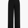Basic High-Waisted Wide Leg Trousers>MICAS Hot