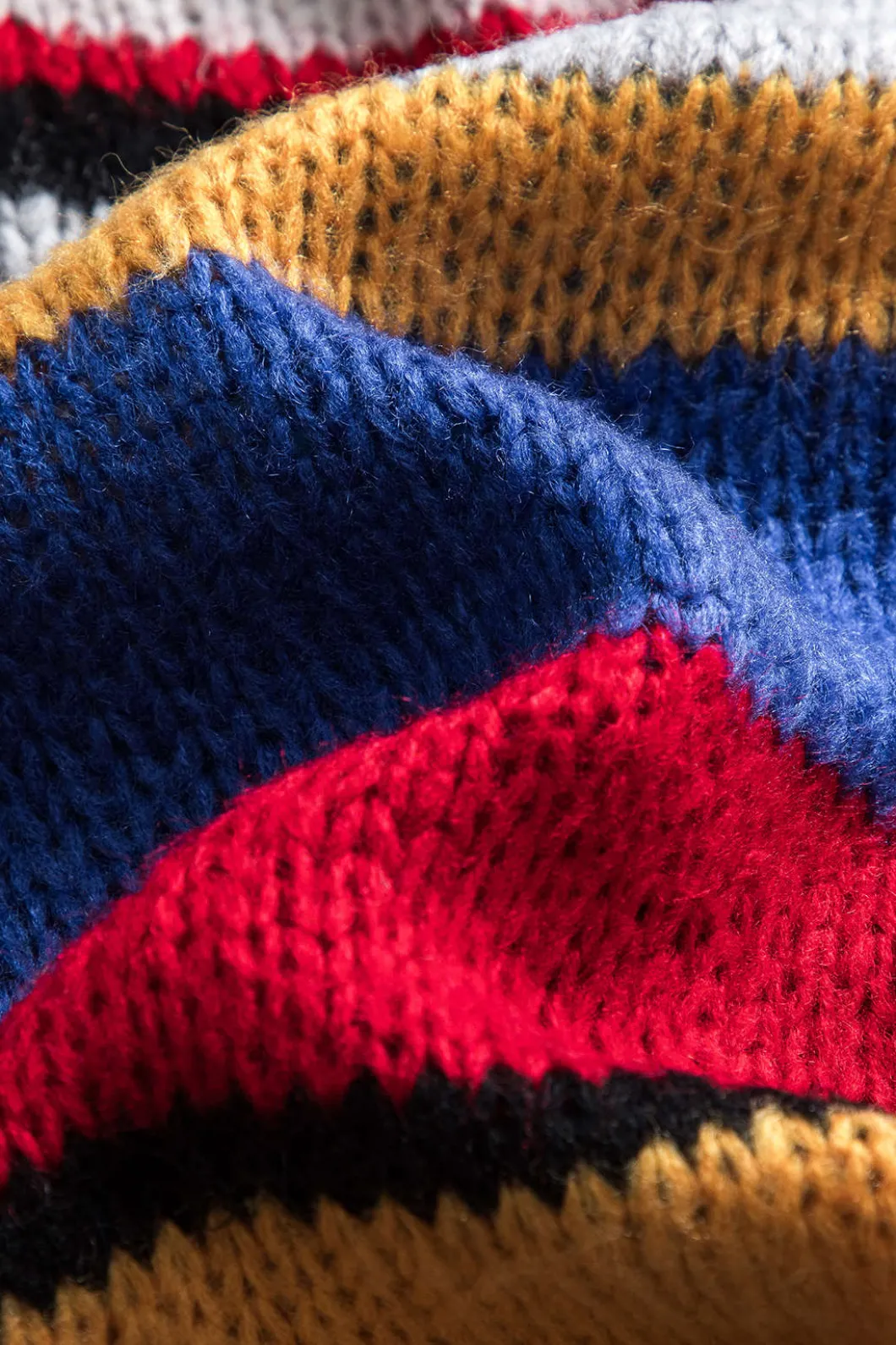 Basic Knit Color Block Long-Sleeve Top>MICAS Sale