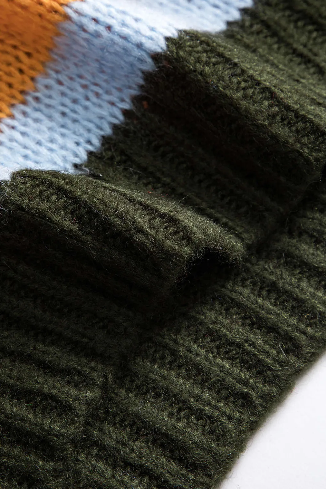 Basic Knit Color Block Long-Sleeve Top>MICAS Sale