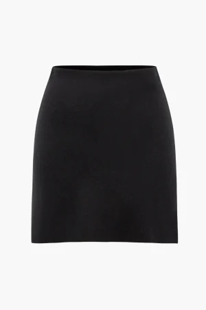 Basic Knit Mini Skirt>MICAS Discount