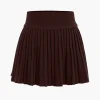 Basic Knit Pleated Skirt>MICAS Discount