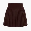 Basic Knit Pleated Skirt>MICAS Discount