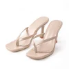 Basic Mid Heel Thong Sandals>MICAS Discount