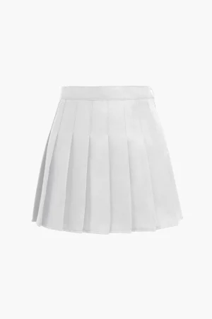 Basic Pleated Mini Skirt>MICAS Discount