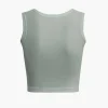 Basic Solid Crop Tank Top>MICAS Clearance