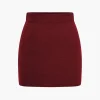 Basic Solid Knit Mini Skirt>MICAS Discount