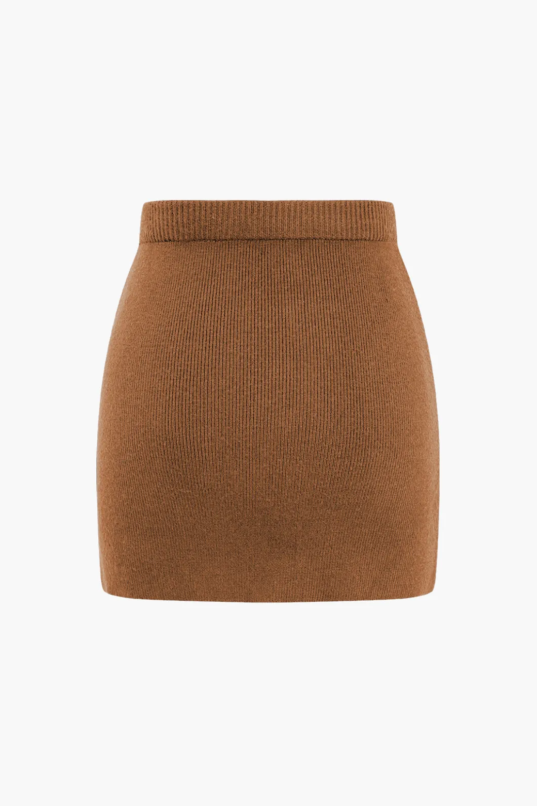 Basic Solid Knit Mini Skirt>MICAS Fashion