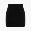 Basic Solid Knit Mini Skirt>MICAS Fashion