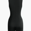 Basic Solid Mock Neck Unitard Sleeveless Romper>MICAS Hot