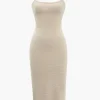 Basic Solid Mohair Slip Dress>MICAS New