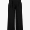 Basic Solid Ruched Wide Leg Trousers>MICAS Discount