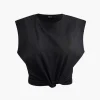Basic Solid Sleeveless T-shirt>MICAS Hot