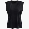 Basic Solid Sleeveless T-shirt>MICAS Hot