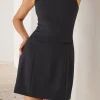Basic Solid Tank Mini Dress>MICAS Outlet