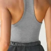 Basic Solid V-neck Tank Top>MICAS Online