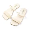 Basic Square Toe Flat Slide Sandals>MICAS Clearance