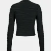 Basic Textured Long-Sleeve Top>MICAS Outlet