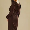 Basic V-neck Sleeveless Maxi Dress And Hooded Crop Sweatshirt Set>MICAS Fashion