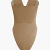 Basic V-neck Strapless Bodysuit>MICAS Outlet