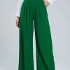 Basic Wide Leg Suit Pants>MICAS Fashion