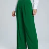Basic Wide Leg Suit Pants>MICAS Fashion
