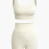 Basic Yoga Tank Top and Shorts Set>MICAS Online