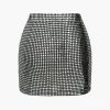 Block Pattern Sequin Skirt>MICAS Sale