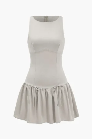 Bow Detail Sleeveless Mini Dress>MICAS Discount
