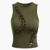 Braided Cut Out Round Neck Tank Top And Skirt Set>MICAS Sale