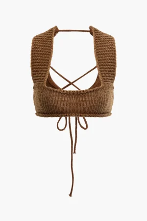 Braided Tie Cami Top>MICAS Fashion