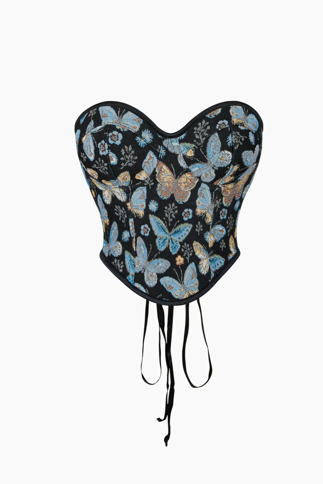 Butterfly Jacquard Tie-Up Tube Top>MICAS Sale
