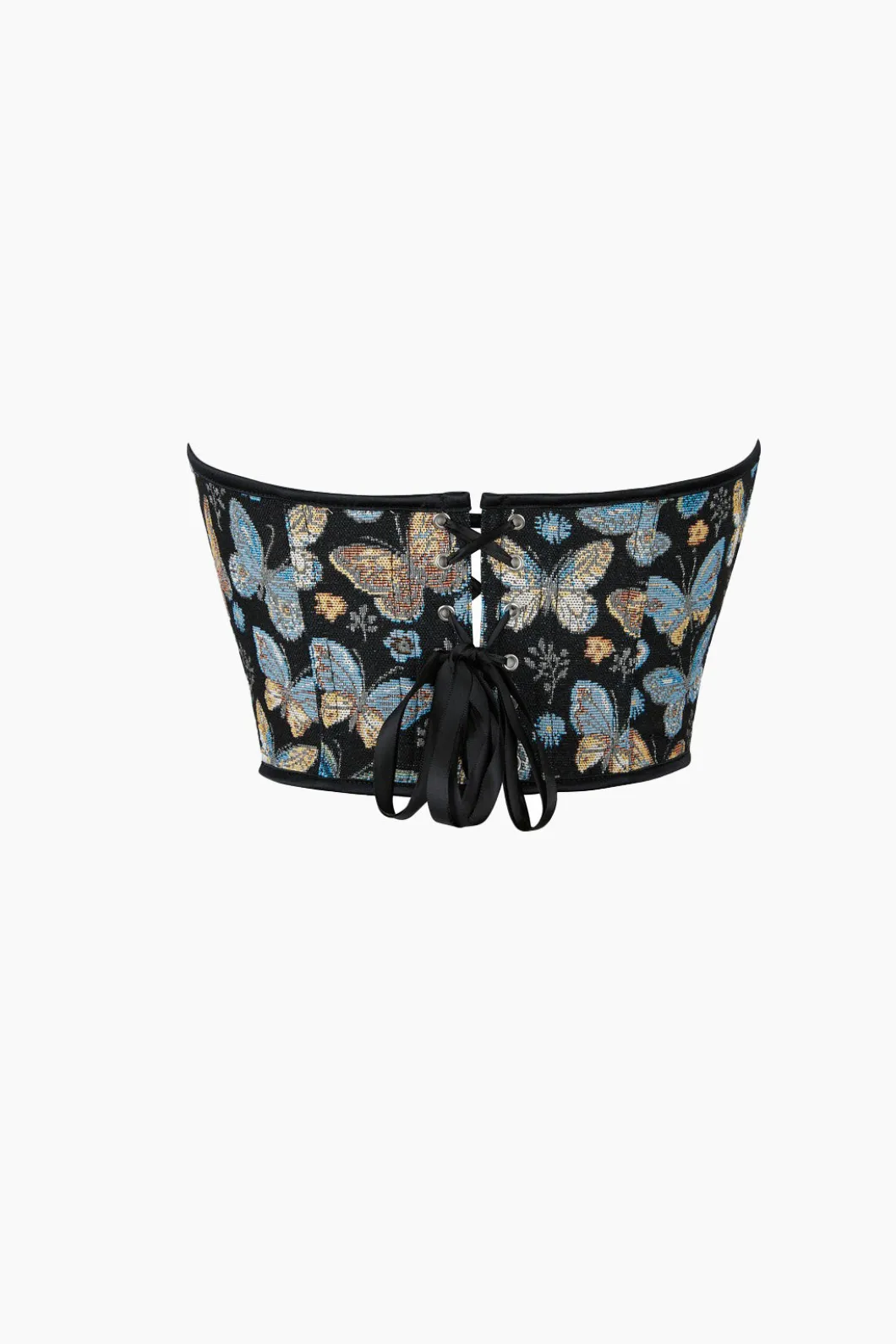 Butterfly Jacquard Tie-Up Tube Top>MICAS Sale