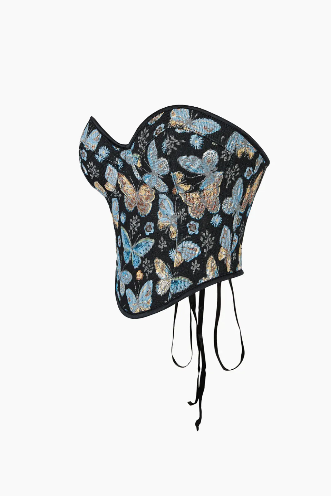 Butterfly Jacquard Tie-Up Tube Top>MICAS Sale