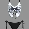 Butterfly Pattern Bikini Set>MICAS Fashion