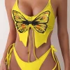 Butterfly Pattern Bikini Set>MICAS Fashion