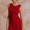 Button Front Sleeveless Mini Dress>MICAS Sale
