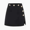 Button High Waist Skirt>MICAS Sale