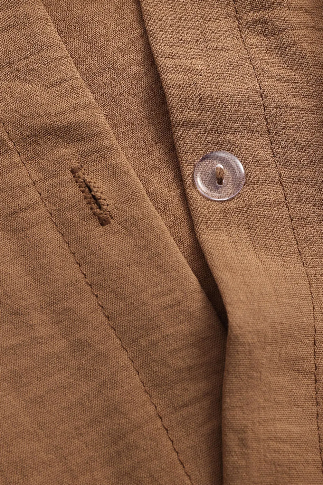 Button Long Sleeve Shirt And Wide Leg Trousers Set>MICAS Fashion