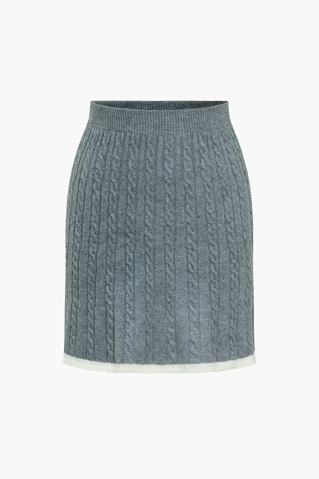 Cable Knit Color Block Skirt Set>MICAS Discount