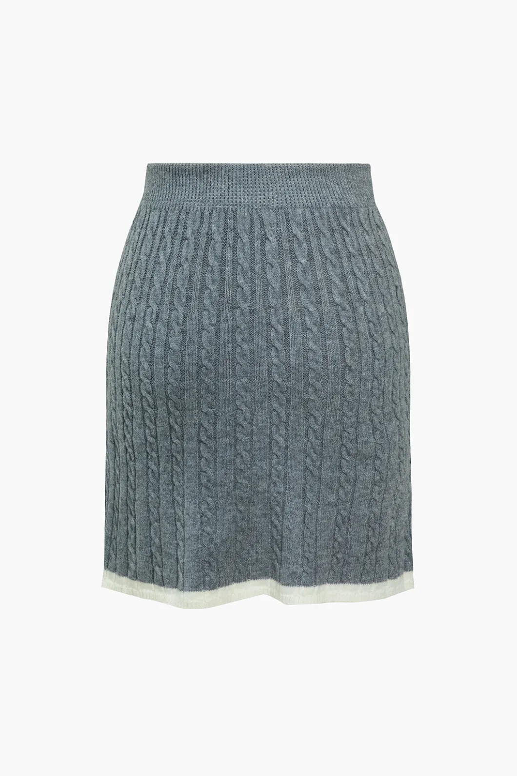 Cable Knit Color Block Skirt Set>MICAS Discount