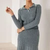 Cable Knit Color Block Skirt Set>MICAS Discount