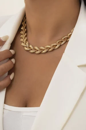 Chain Braided Necklace>MICAS Online